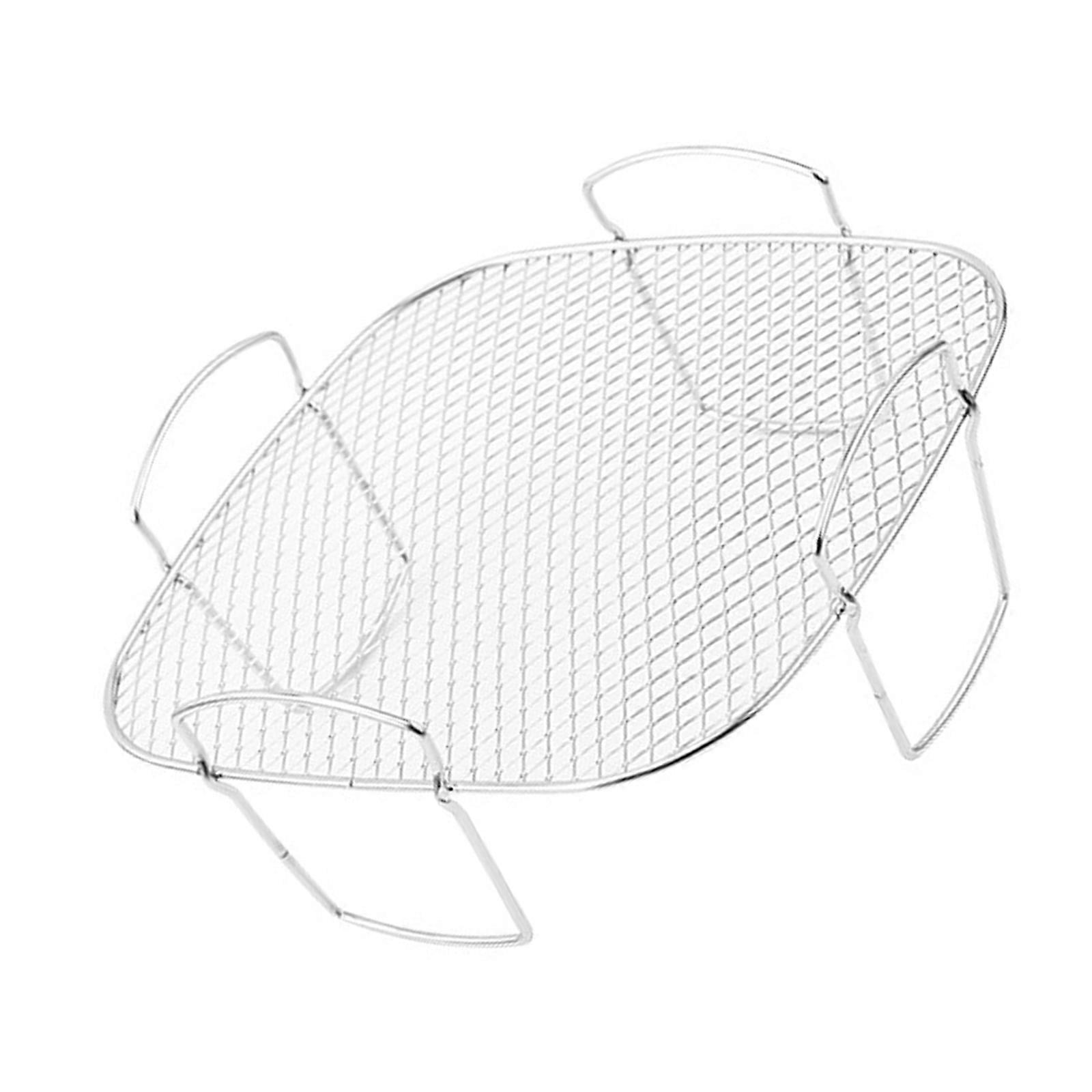 Rustproof Air Fryers Insert Rack With Reinforced Structure For Roasting Steaks Vegetables And Food Preparation Multicolor