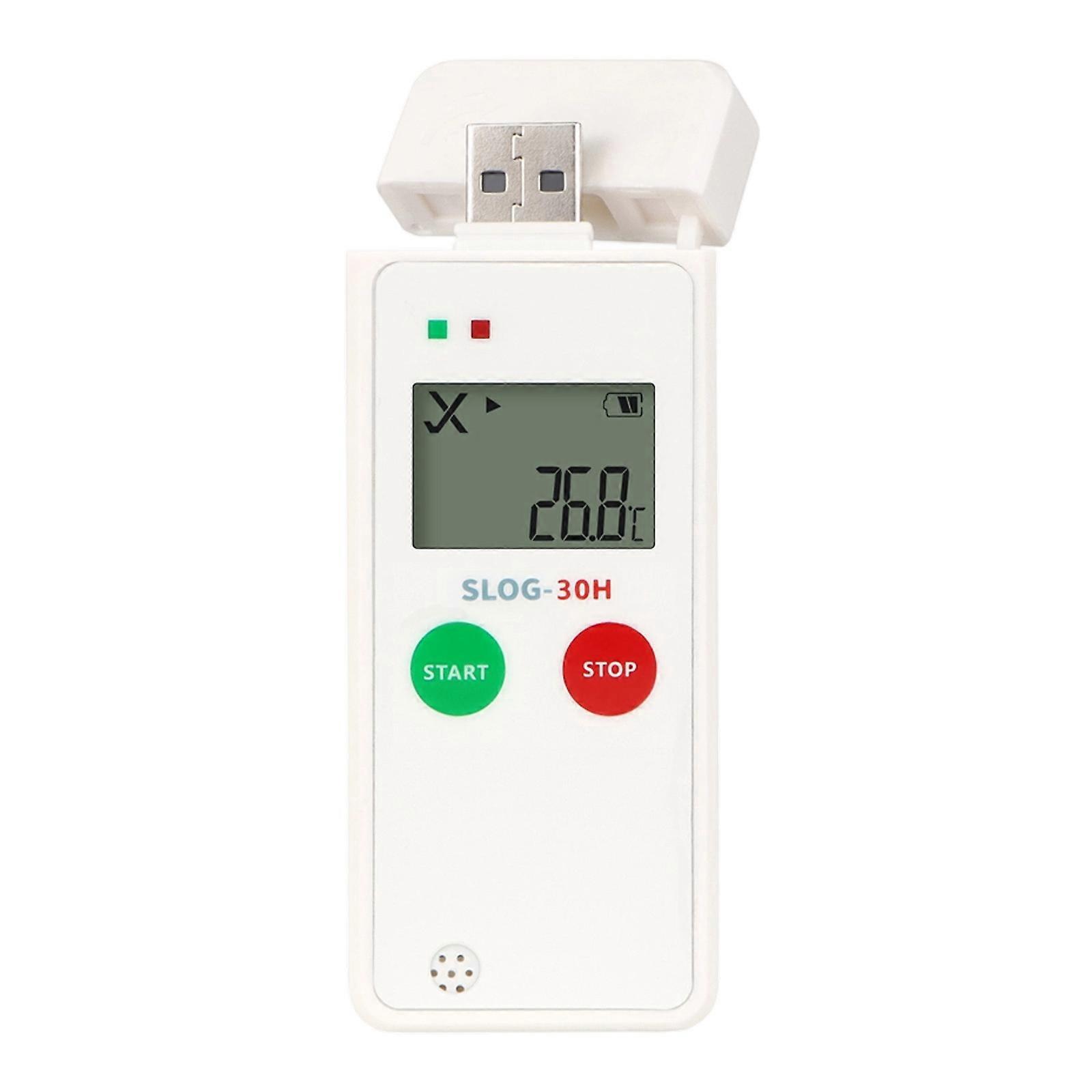 Professional Environmental Monitor with Large Storage USB Export Immediate Trackings for Logistics Storage Multicolor