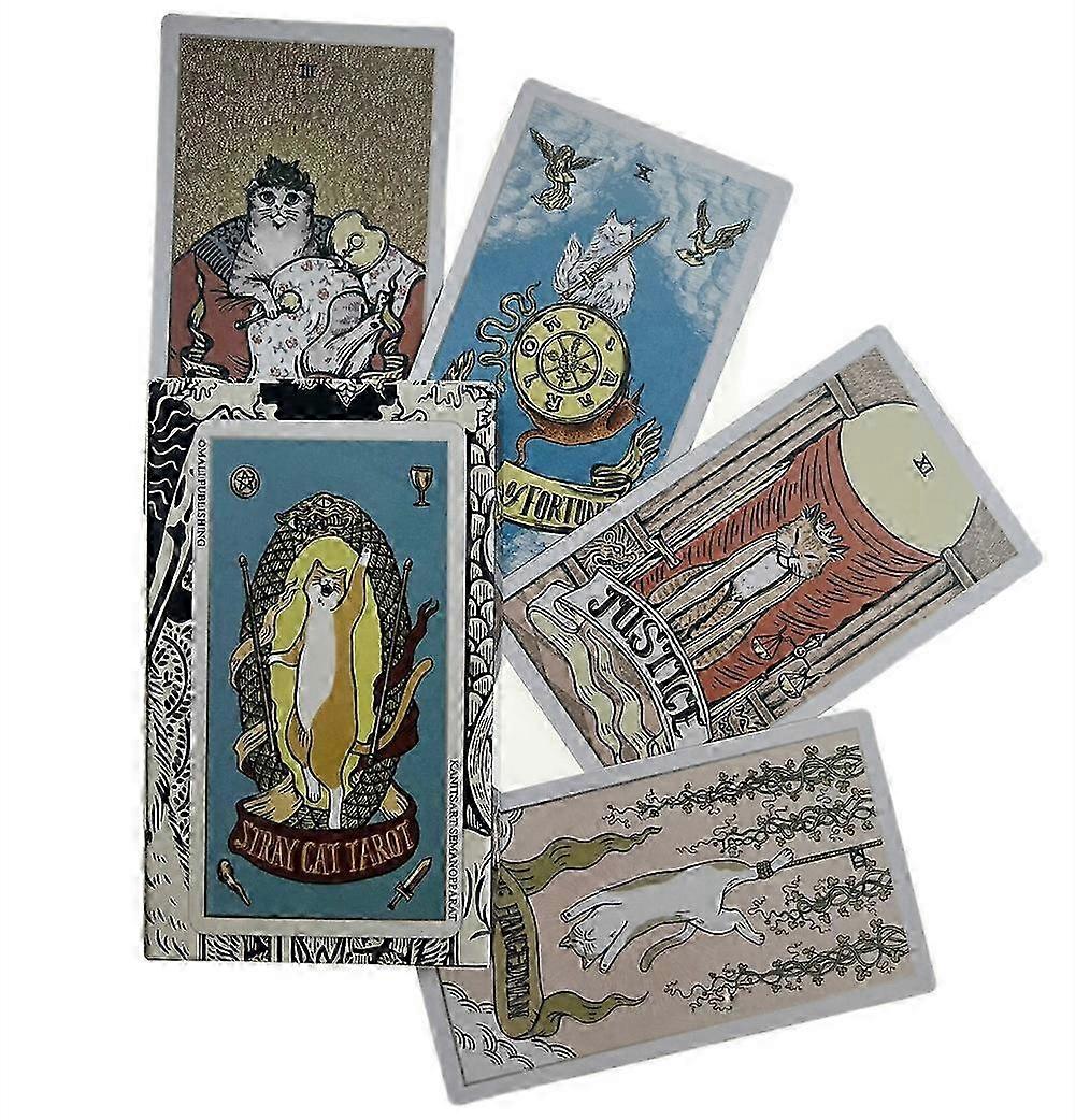 Stray Cat Tarot Deck - Feline-Inspired Wisdom