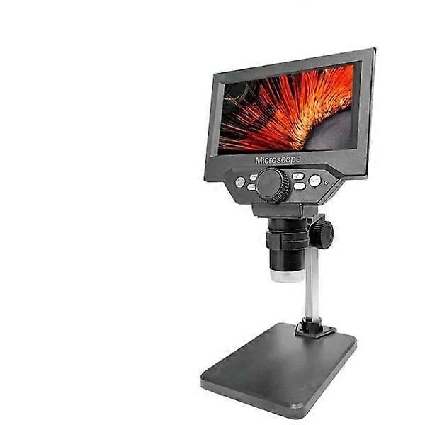 Microscope numérique LCD 5,5 "1000X 1080P Loupe de microscope à pièces avec support pour la réparation de l’électronique