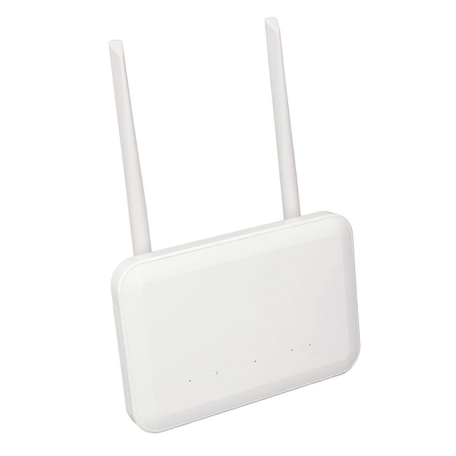 4G LTE CPE Router 300Mbps 4000mAh Akku Weiß EU-Stecker
