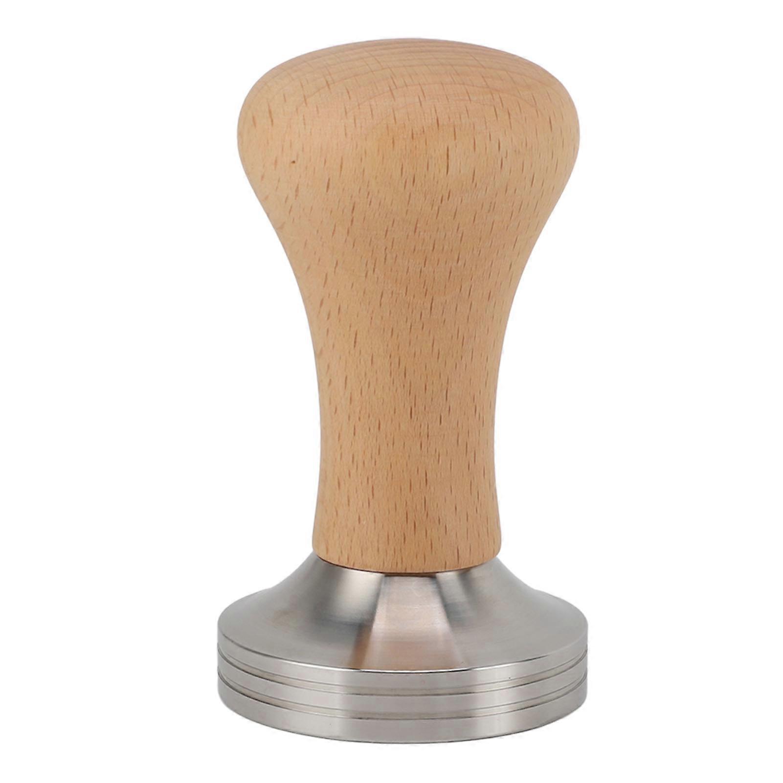 with Wooden Handle Easy To Operate Outstanding Extraction Tamper Hand Press for Coffee Machines