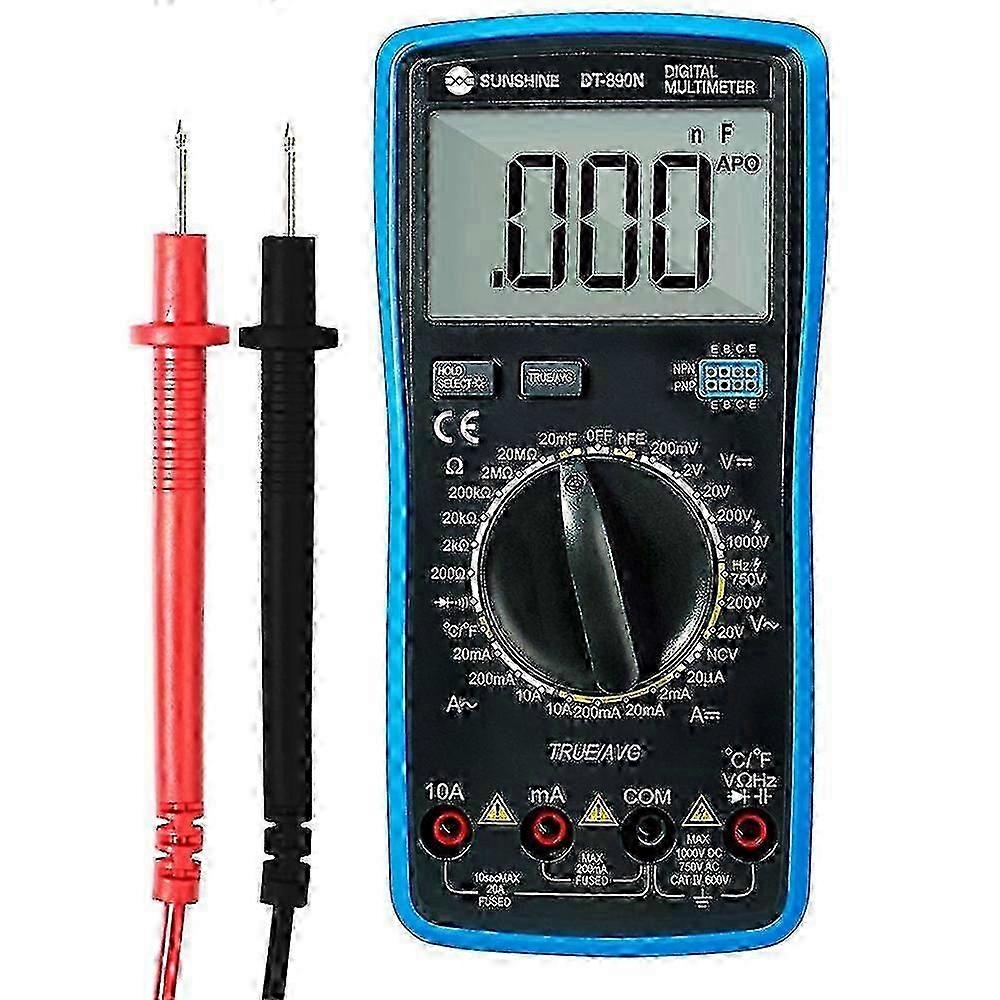 High Precision 890n Digital Multimeter with Overload Protection and LCD Display for Repair Tools