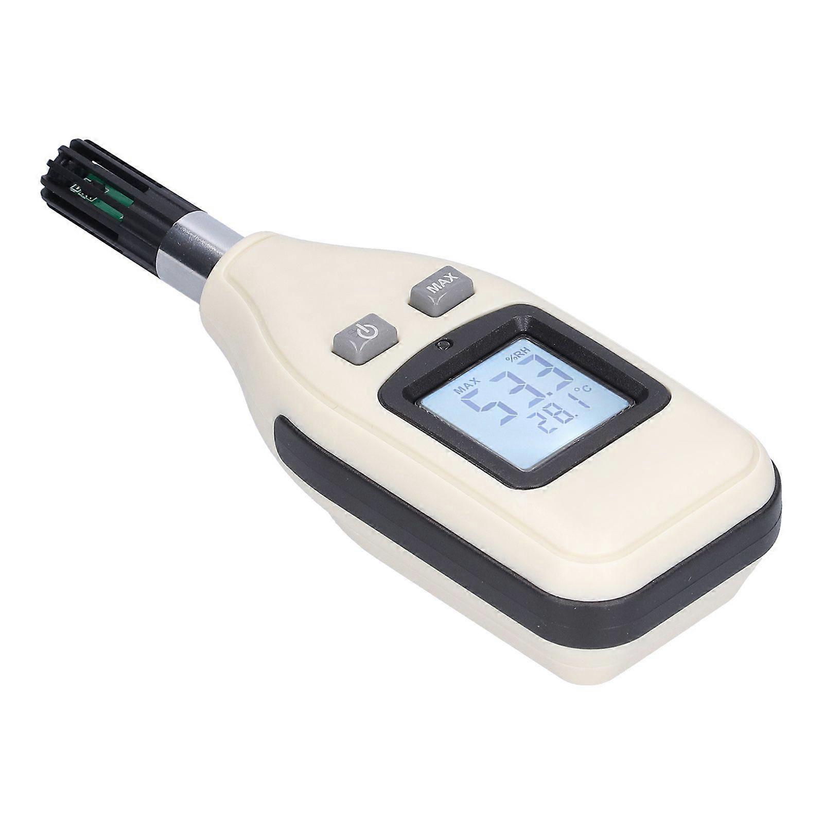 Digital Thermometer Hygrometer High Accuracy Temperature Humidity Meter with Backlit LCD Display