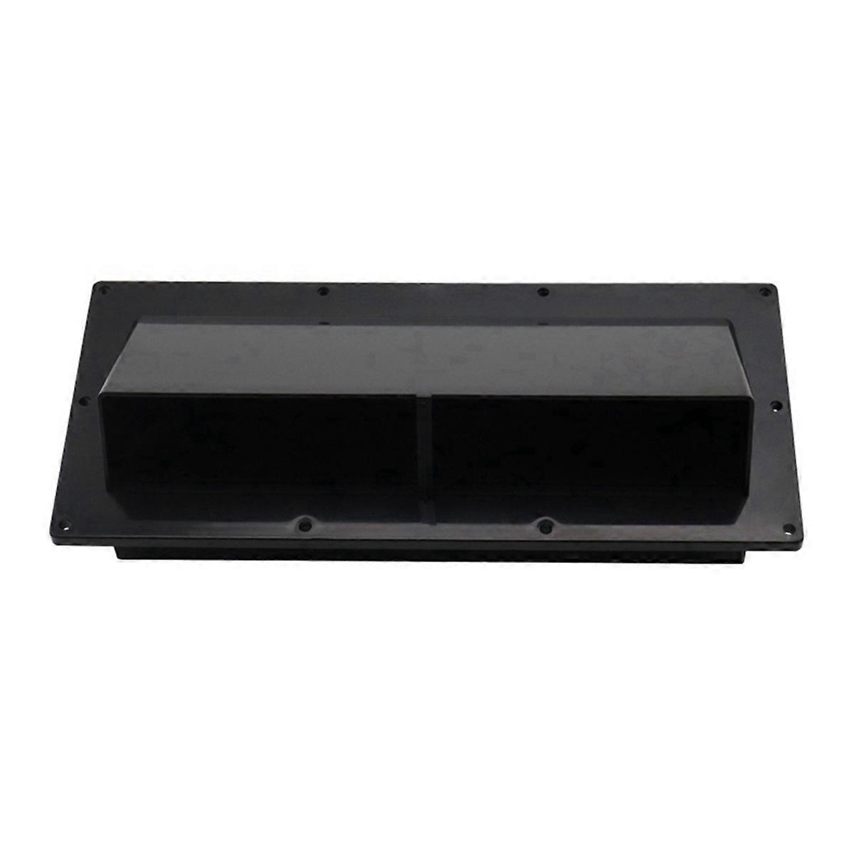 RV Caravan Exhaust Fan Low Noise Trailer Side Air Vent RV Range Hood Vent Cover Motorhome Campers Accessories Black