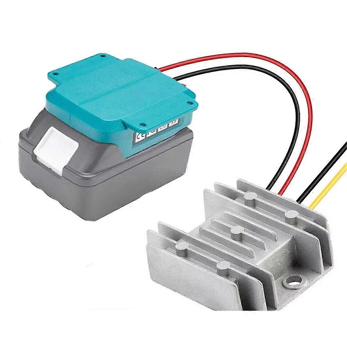 DC 18V to 12V Converter for Li-Ion Battery, 15A 180W Voltage Regulator, DIY Buck Boost Adapter