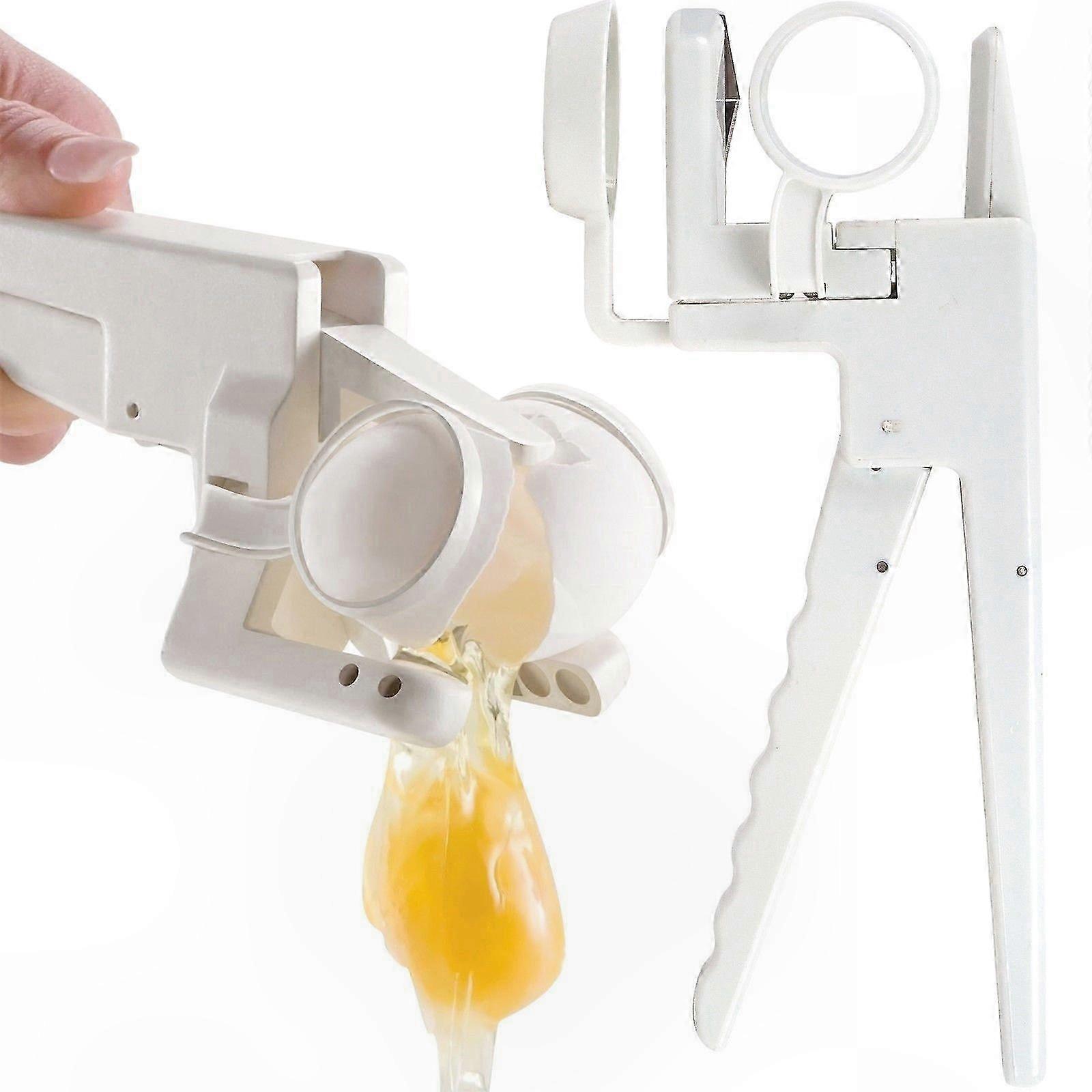 Ei Cracker en Separator Tool - Shell strippen voor rauwe eieren - Pack van 2