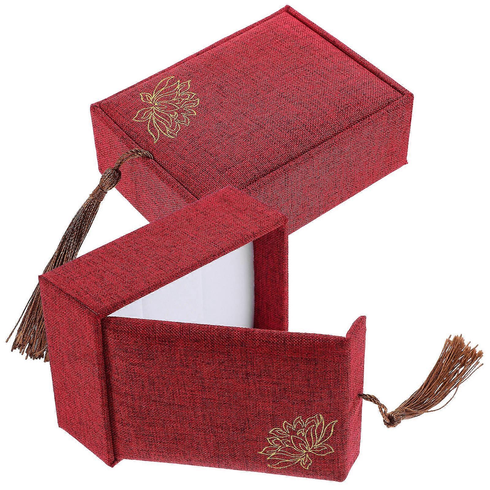 Pipa Nail Box Colored Cloth for Storage Use 2Pcs Guzheng Guitar Holder