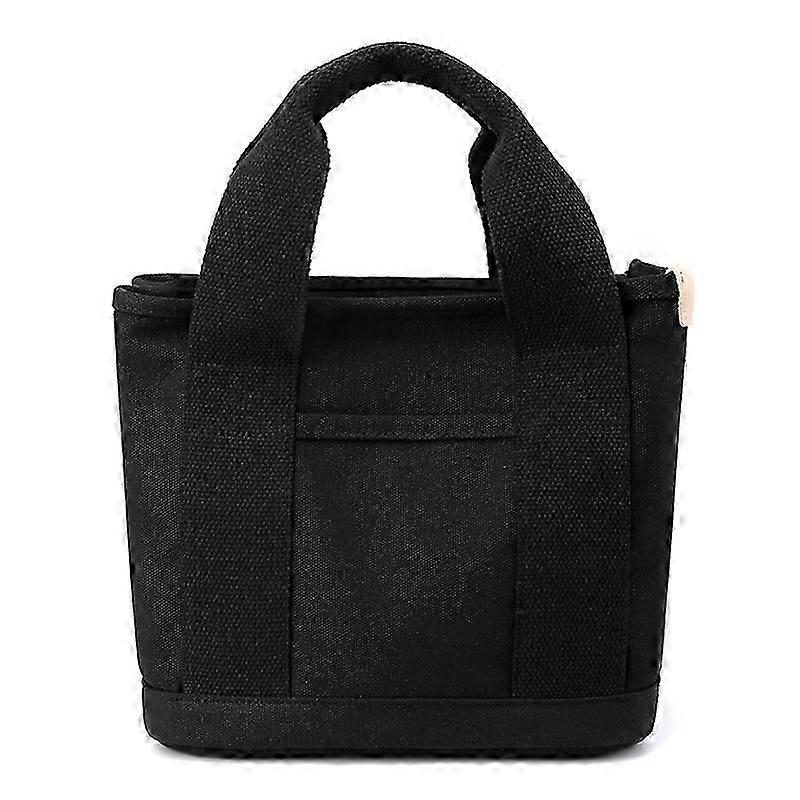 Stylish Canvas Top Handle Handbag