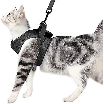 Cat Harness And Leash For Walking 360 Degree Wrap-around Cat/dog Harness, Grey