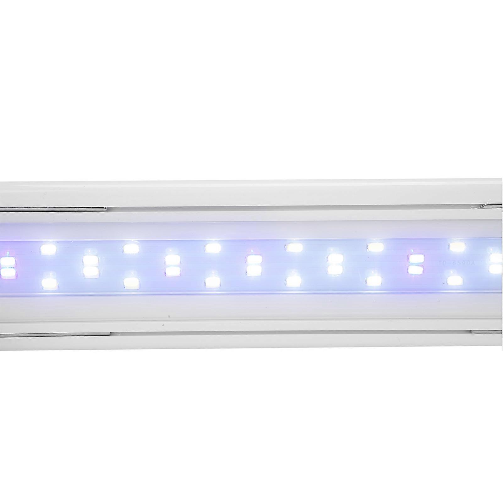 Fish Tank LED Frame Light with Telescopic Bracket PVC Timing Lamp