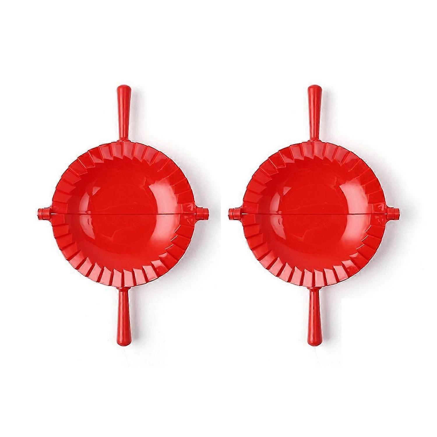 Manual Dumpling Mold Artifact Large Red Plastic Dumpling Mold