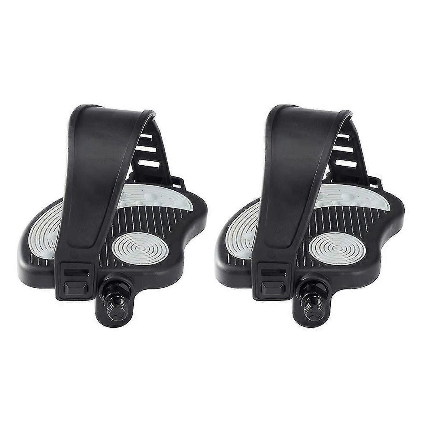 Exercise Bike Pedals with Straps, 9/16inch