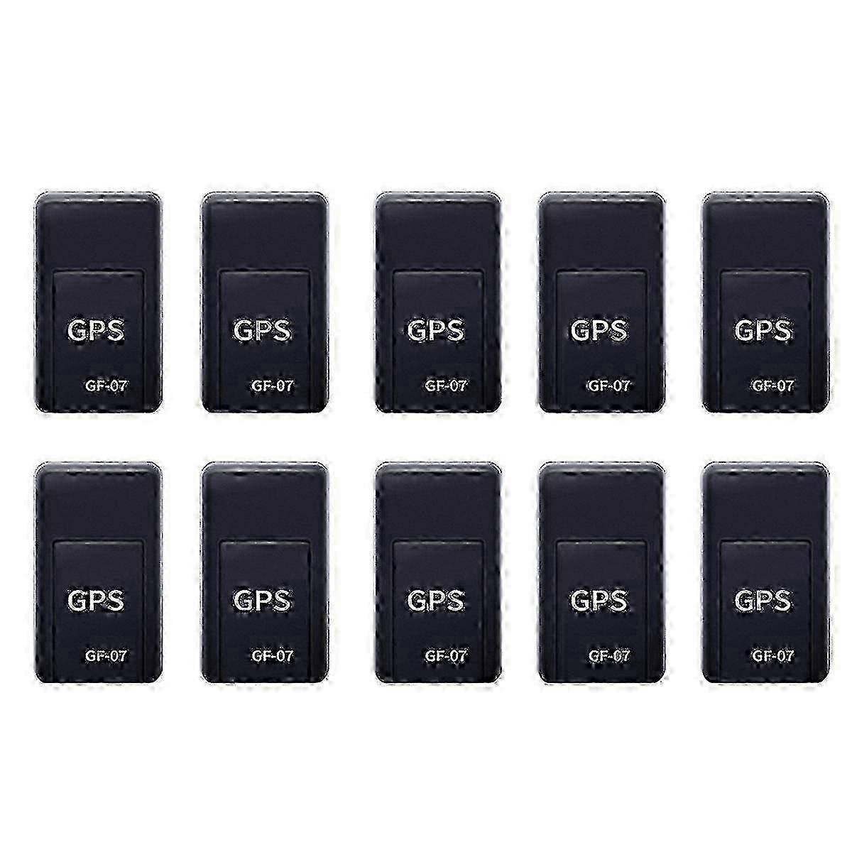 10pcs GF07 Magnetic GPS Tracker Device Mini Real Time Tracking Locator Car Motorcycle Remote Control Tracking Monitor