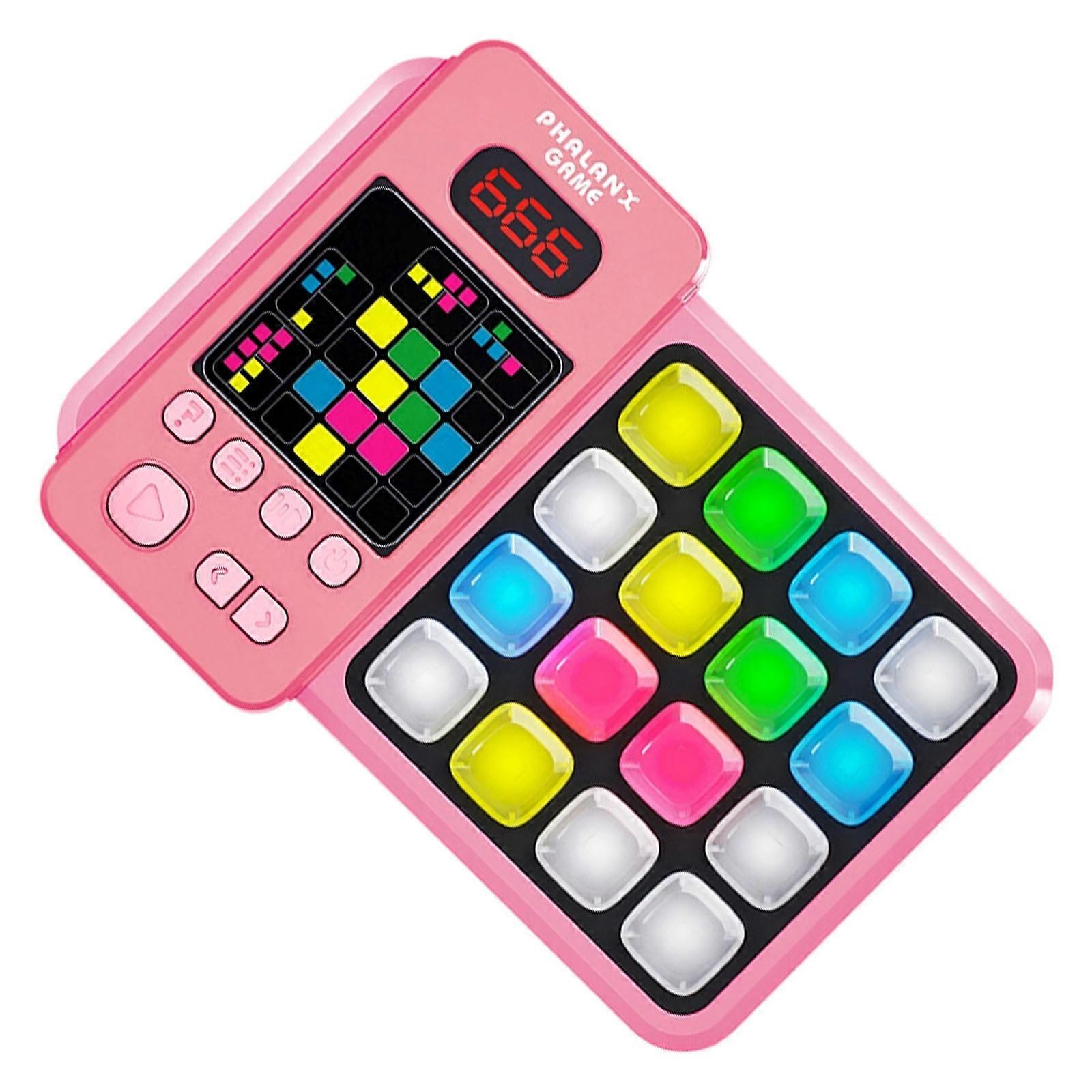 Progressive Difficulty Puzzle Game Cognitive Skill Builder Screenless Stress Relief Portable Travel Mind Teaser  pink