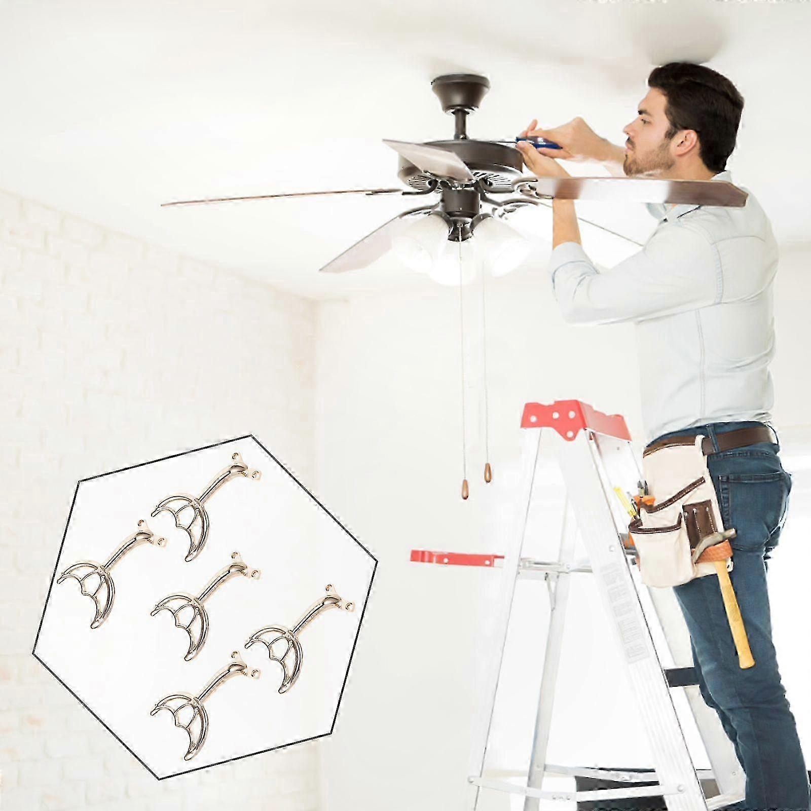 5-Pack Ceiling Fan Blade Arms for Support and Replacement Use