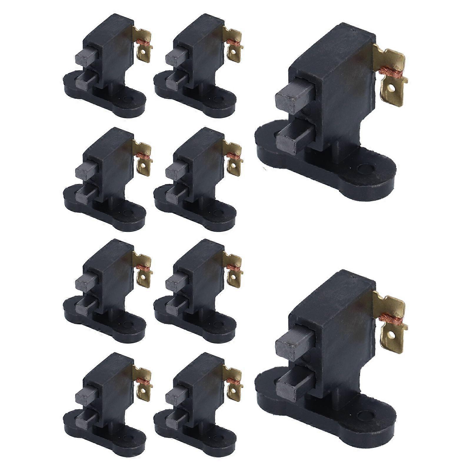10Pcs Generator Carbon Brush Convenient Easy Connection Sturdy Durable Reliable Assembly Generator Head for GX160