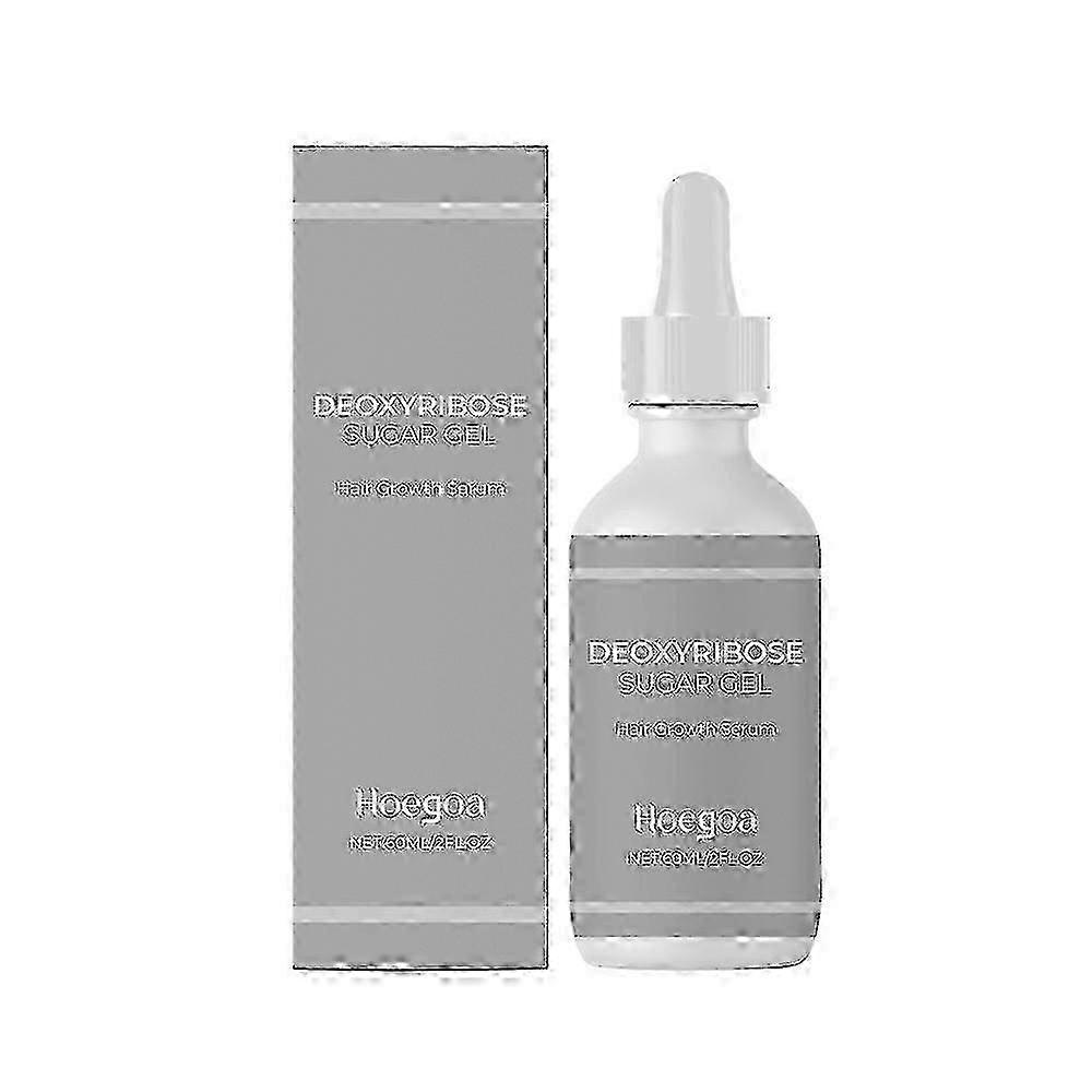 1-3x デオキシリボースシュガージェルヘアグロース、60mlデオキシリボースヘアグロースジェル、抗脱毛&抗フケ頭皮治療