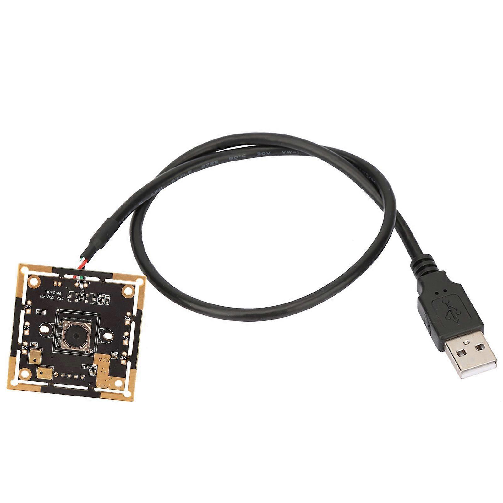 8 Million Pixels 70 Wide Angle Lens USB Camera Module with IMX179 Chip