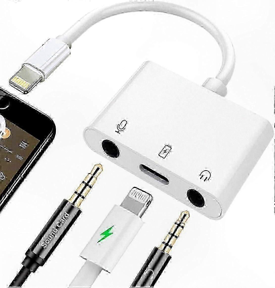 Microphone and 3.5mm Headphone Adapter for Live Streaming Configuration