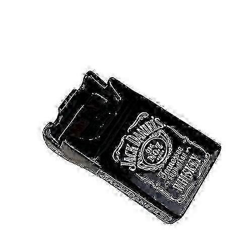 Keramisk askkopp-tecknad cigarettpaket-retro stil-heminredning