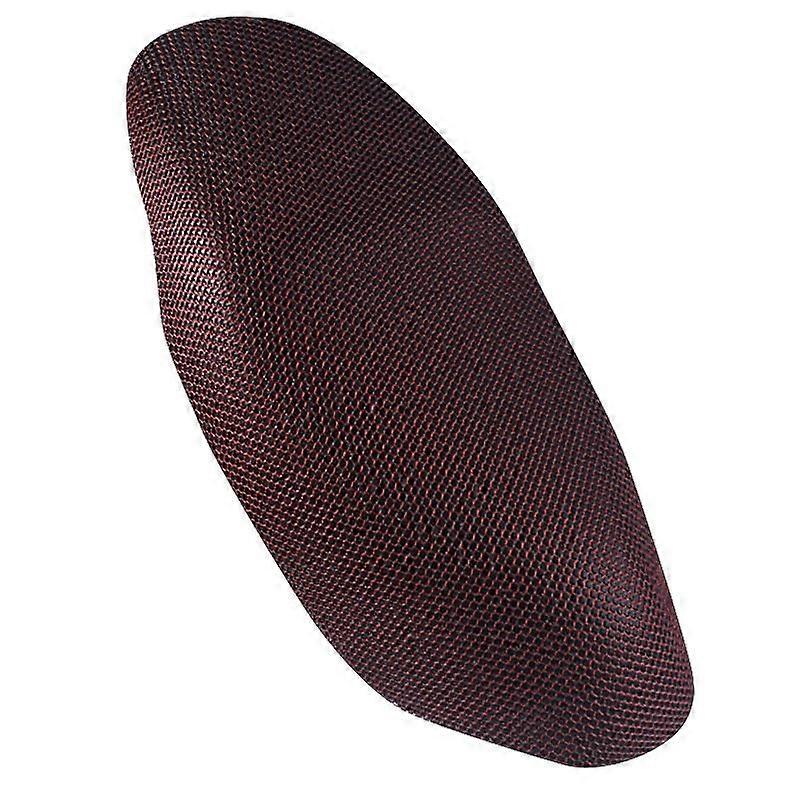Motorcycle Seat Cover AntiSlip Mesh Protector Cushion Seat Net Red Black Mix Size L