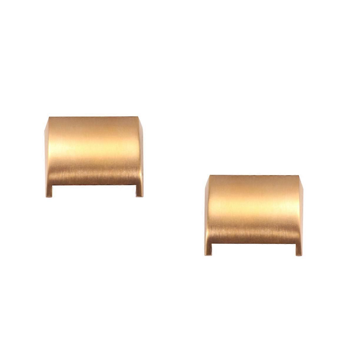Metal Watch Band Connector For Daily Use 2Pcs Durable Golden Style