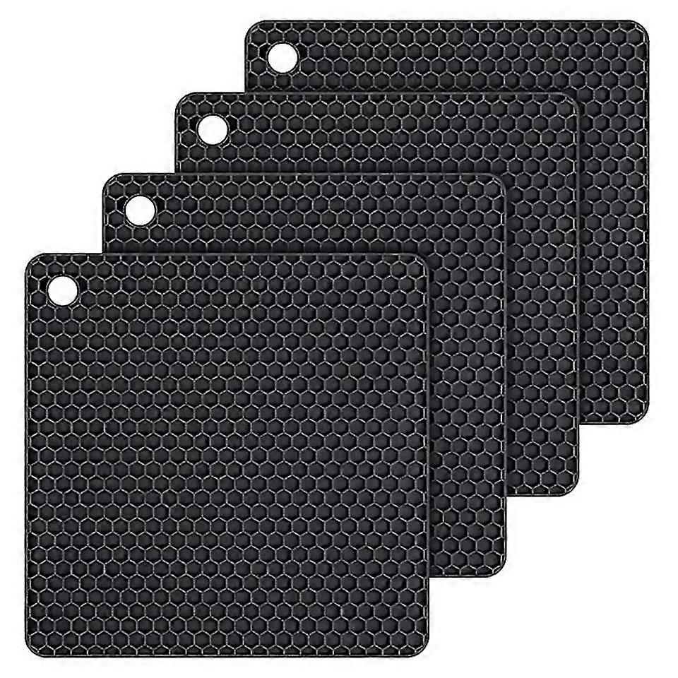 For Silicone Pot Coasters Pot Holders For Kitchen Dishwasher Square