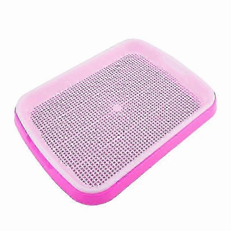 3 أواني زراعة قمح مائية ، صينية زراعة براعم مزدوجة الطبقة (وردي)