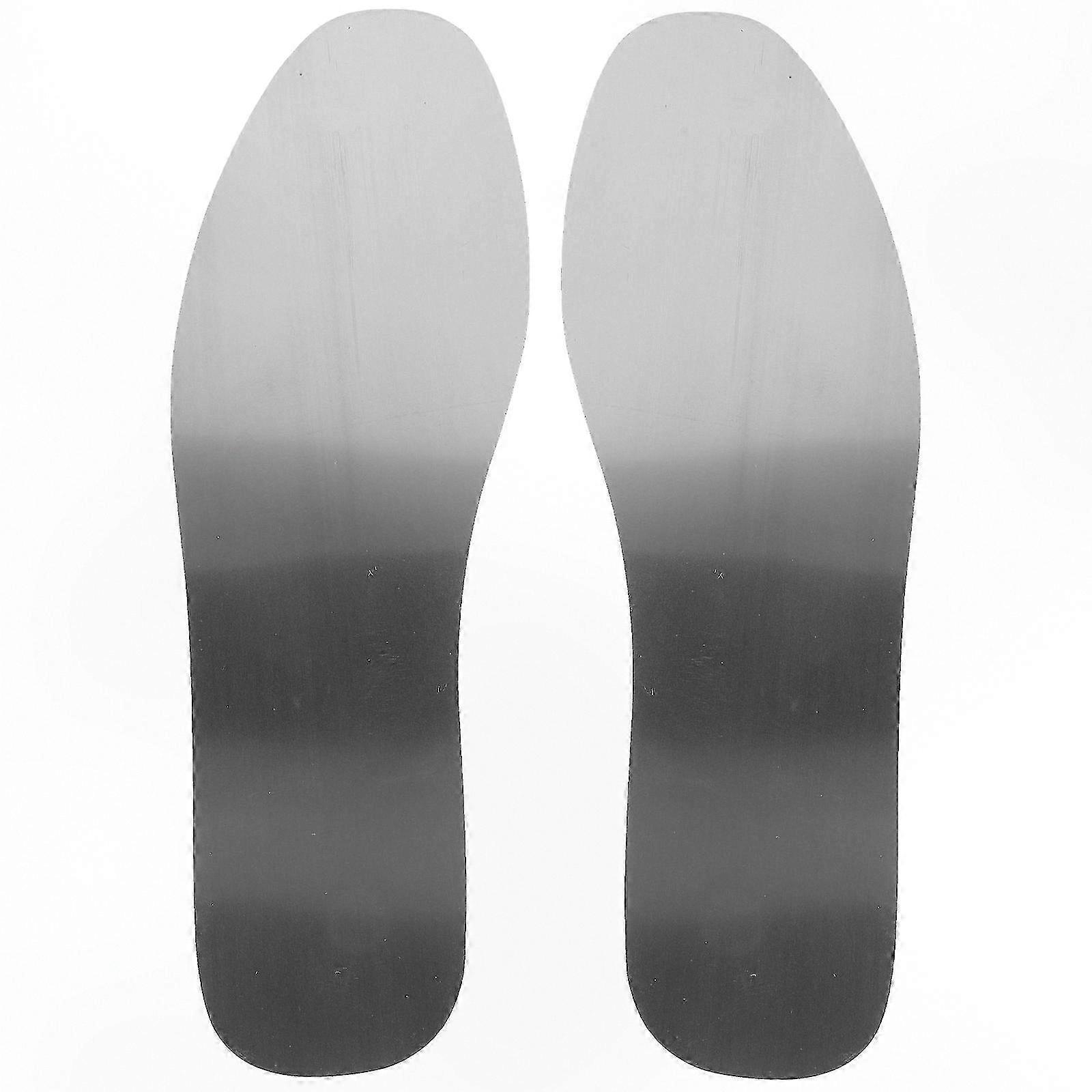 Durable Stainless Steel Insoles with Cushioned Inserts for Enhanced Comfort
