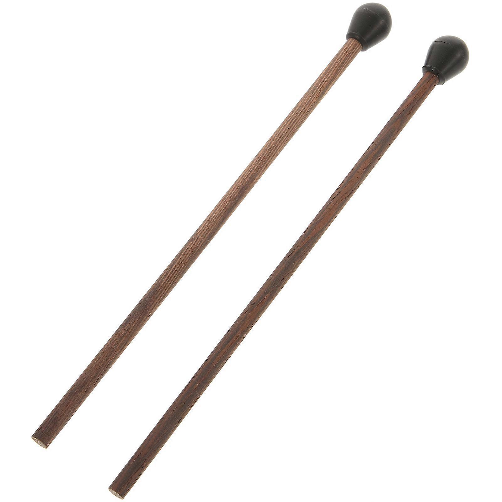Percussion Drum Mallets Tongue Drum Mallet Sticks for Displaying 10Pcs Black