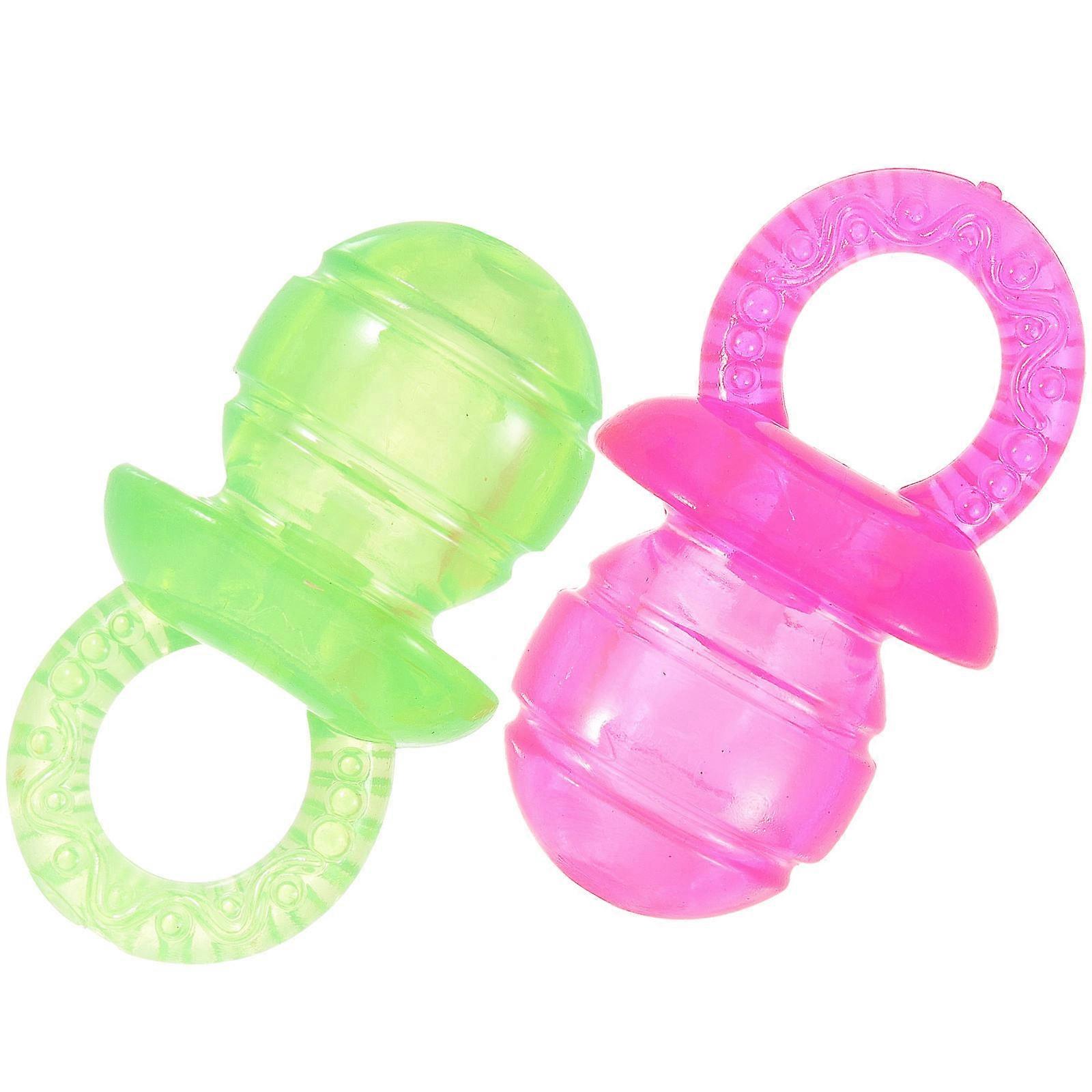 Colorful Dog Chew Toy for Playing Pet Teether Toy 4Pcs Tpr Material