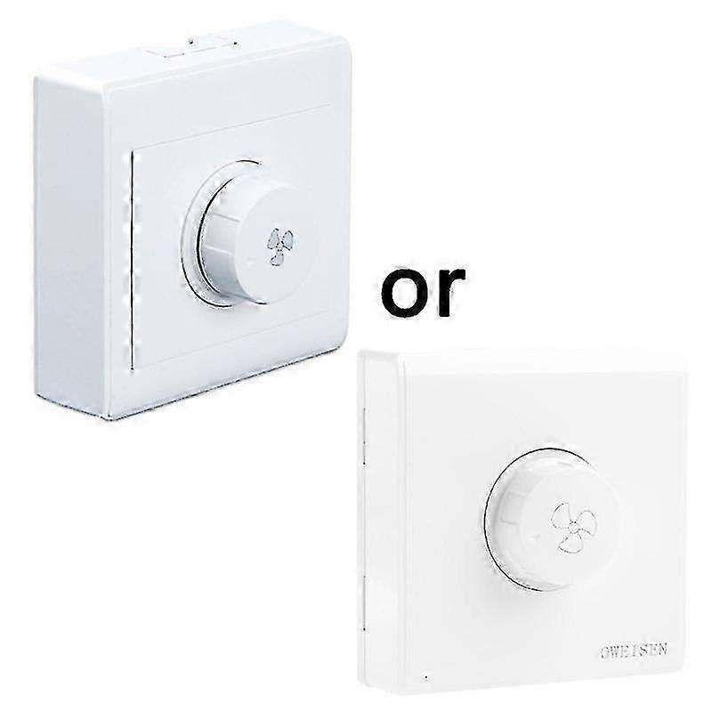 Fan Control Rotary Switch Fan Stepless Speed Dimmer Wall Mechanical Switch