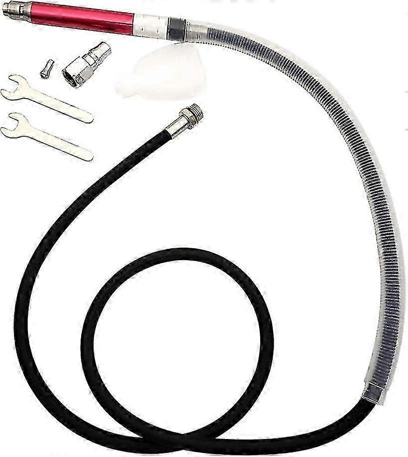 1/4" Compact Pencil Grinder with 1/4" Collet, Grinding Tool with Pneumatic Micro Feed