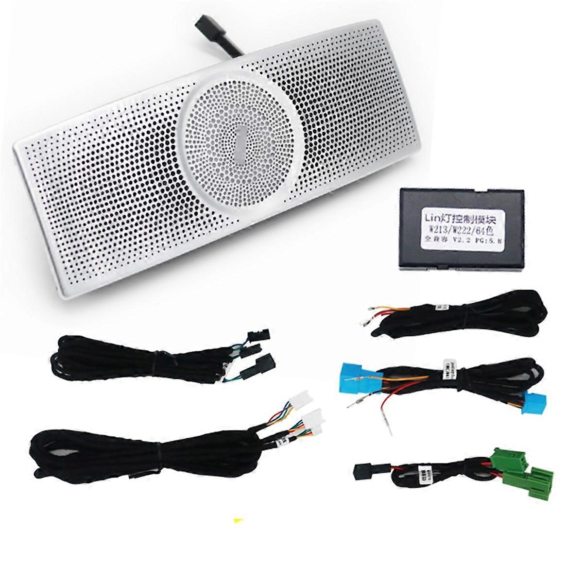 Car Roof Reading Light with Ambient Light Luminous Roof Speaker Reading Light for - S-Class W222 64 Color