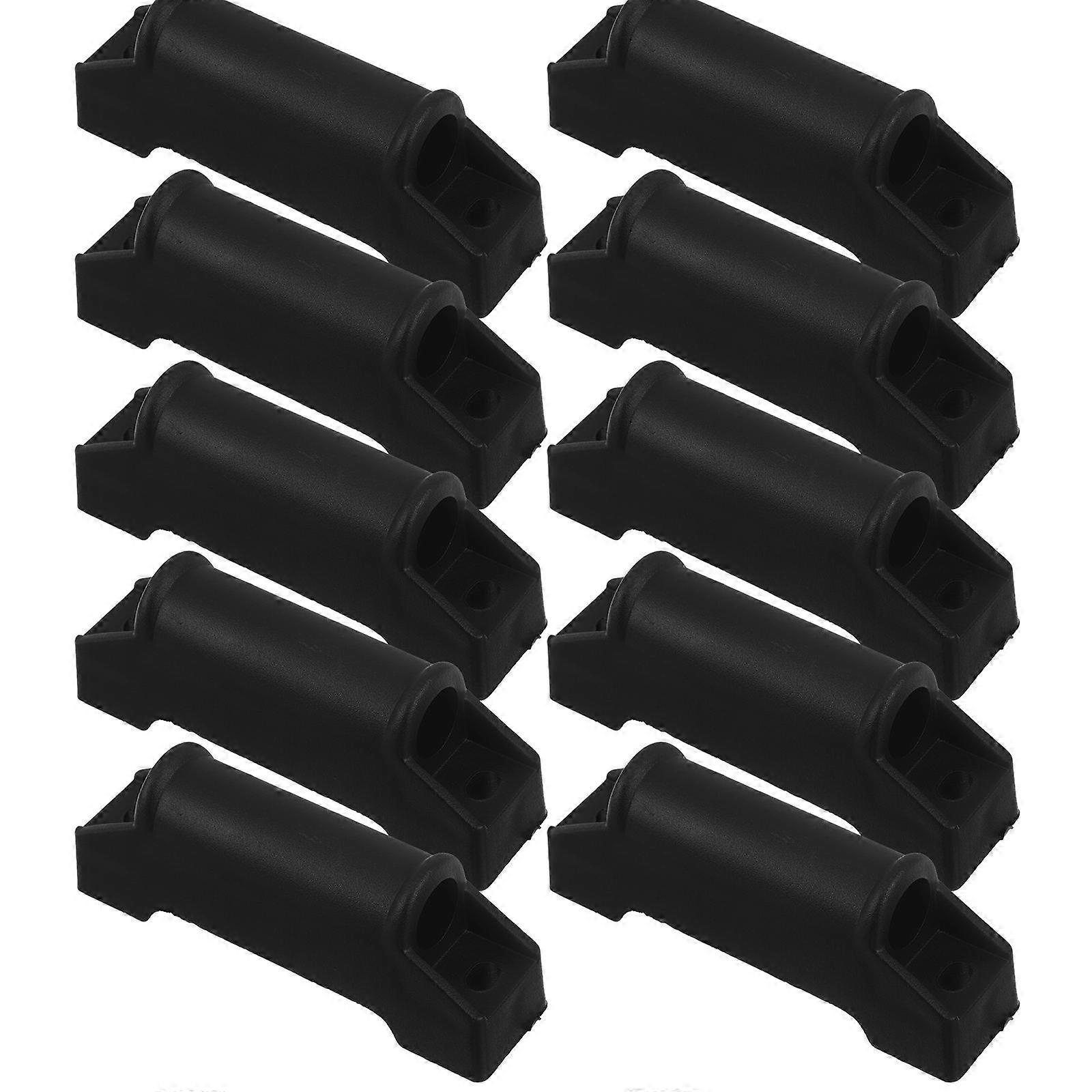 Convenient Foot Rest 40 Pcs For Gaming Chair And Office Chair Smooth Glide Black Rectangular Stylish Design