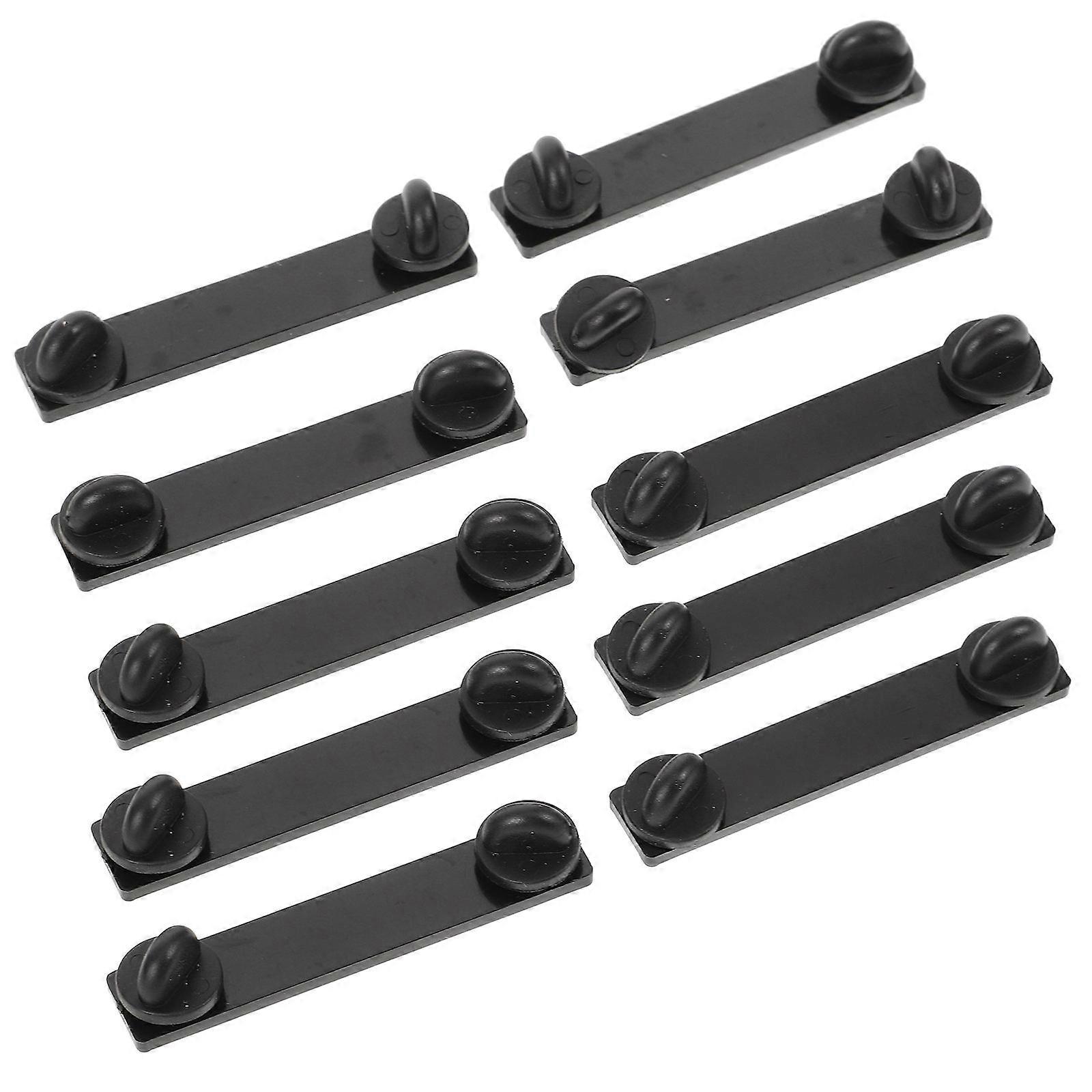 Rectangular Locking Pin Back 50 Pcs Clutch Back Ideal for Brooches DIY Crafts and Craft Enthusiasts