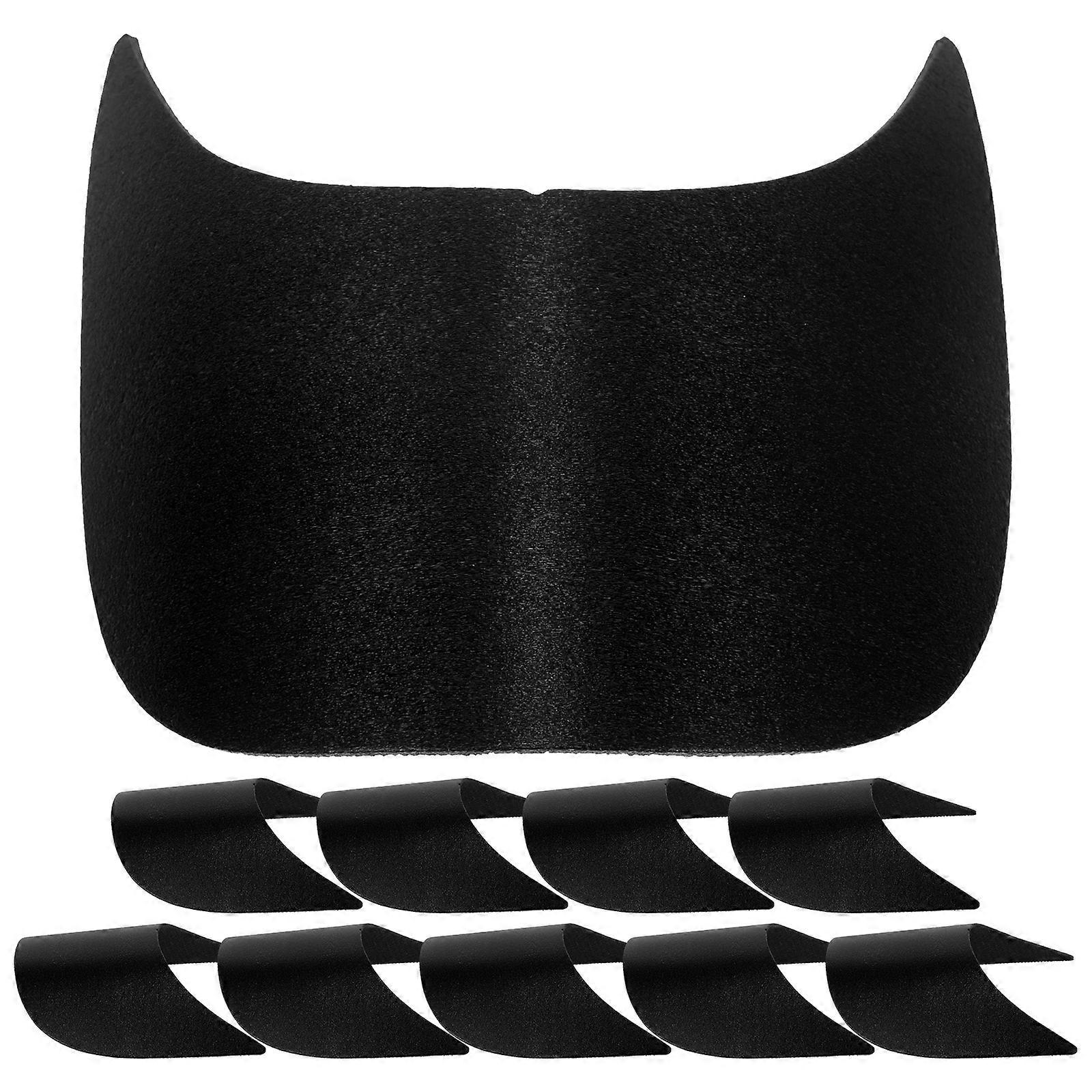 Baseball Cap Brim Insert Plastic Replacement for DIY Use 40Pcs