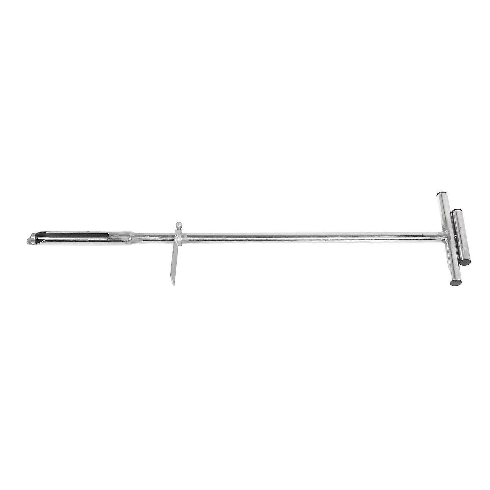 40-Inch Stainless Steel Soil Sampler Probe with Ejector Pedal