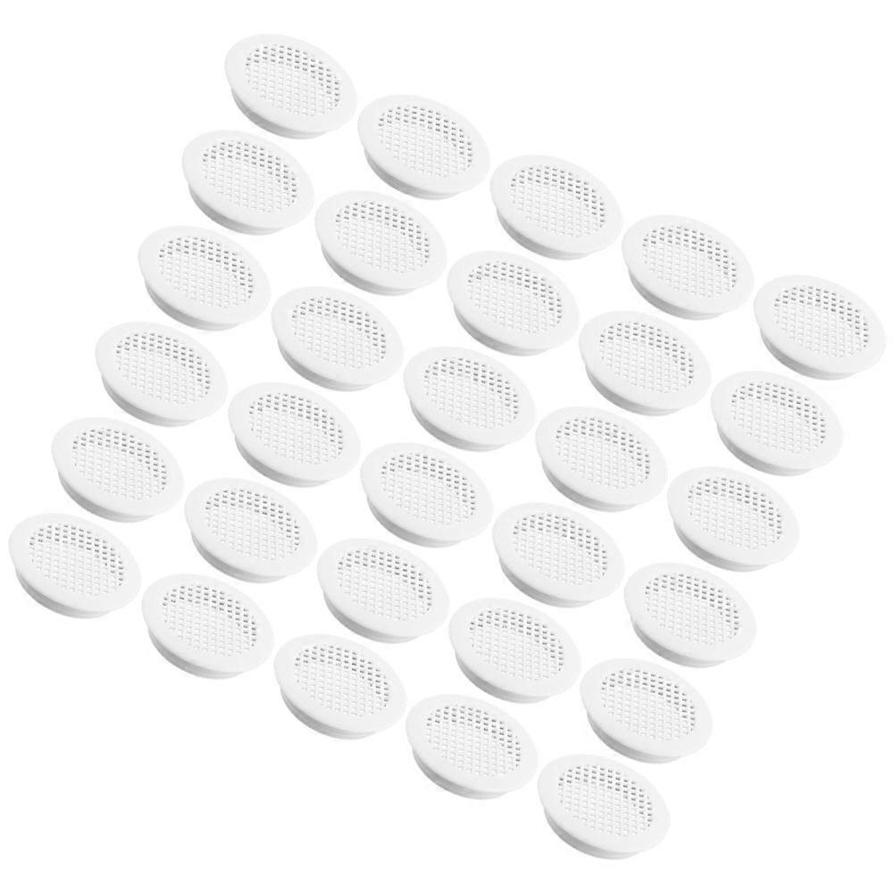 Soffit Vent Cover Cabinet Ventilation for Kitchen Use 150Pcs White Plastic