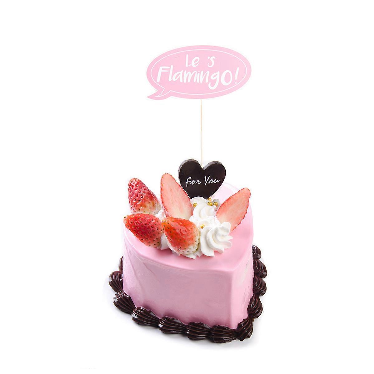 Flamingo Photo Props Set 21Pcs For Adults Fiesta Party Assorted Color Beach Theme Fun Photography Tool