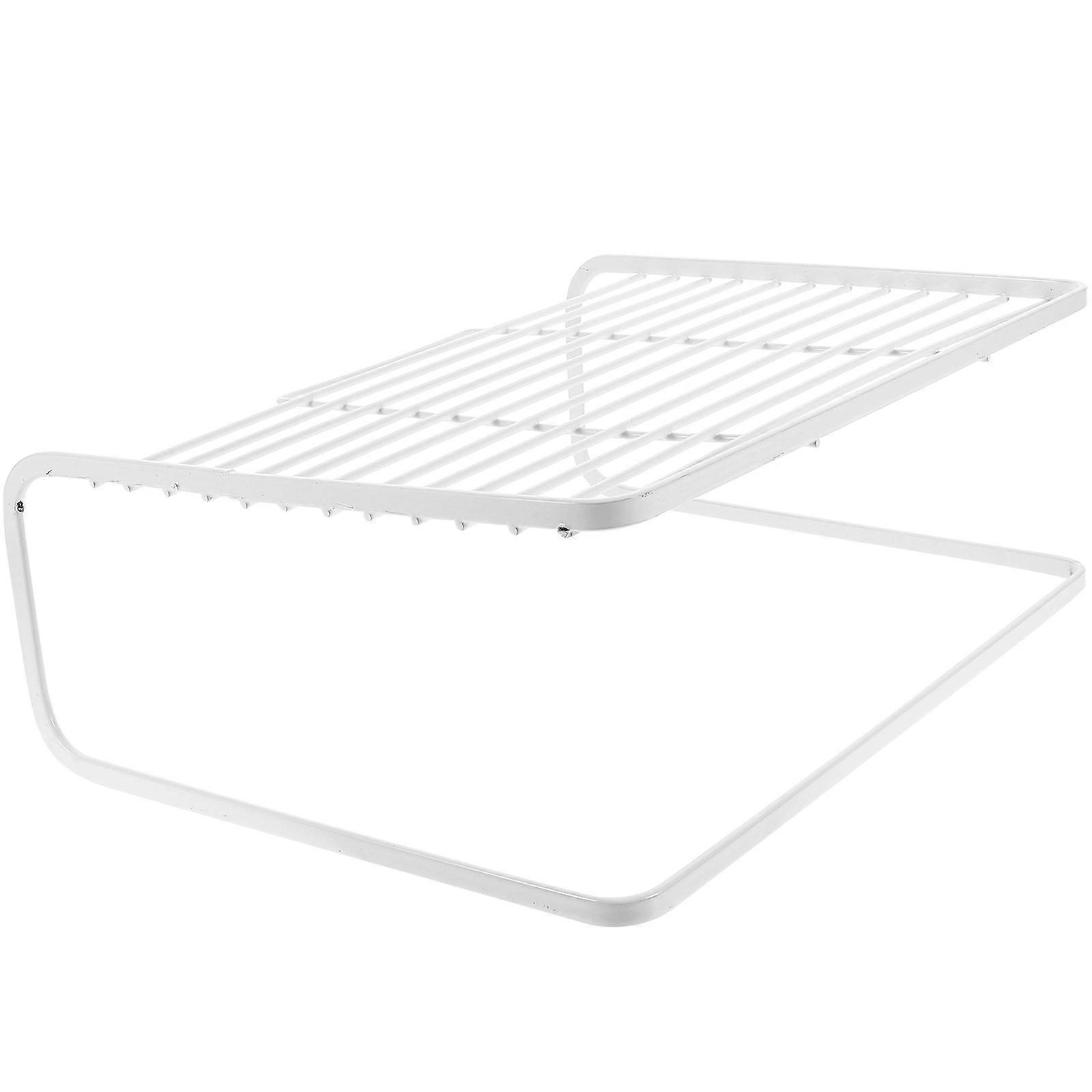 Double-Layer Router Storage Rack Tabletop Shelf for 3Pcs Devices