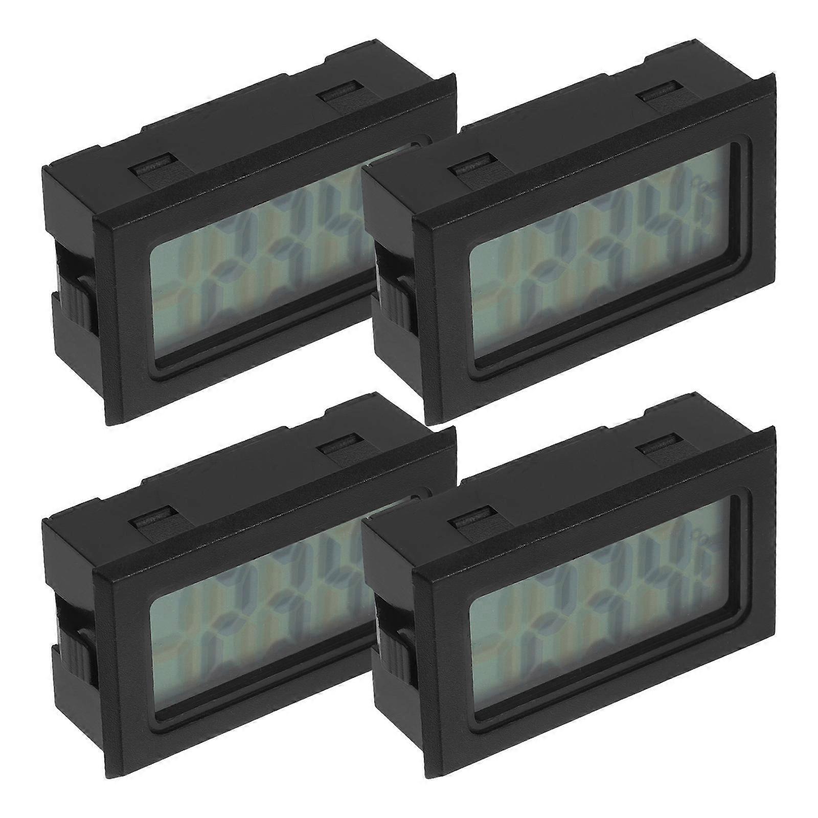 Digital Hygrometer Mini Temperature Meter 16 Pcs For Aquariums Reptile Brooders And Experiment Use Embedded Design 4.80X2.80X1.50CM