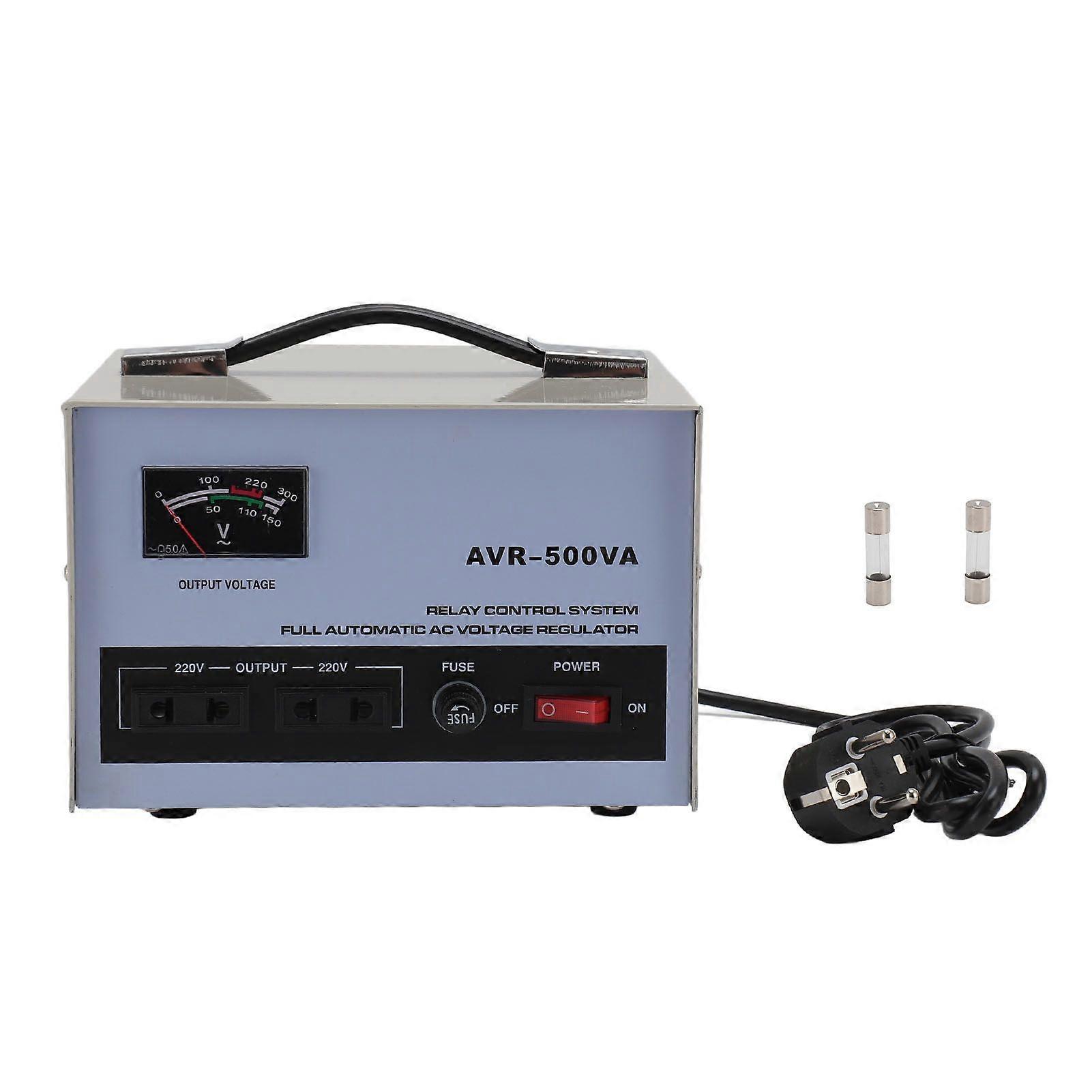 500W Voltage Regulator 1 Input  Output Single Phase Automatic Voltage Stabilizer