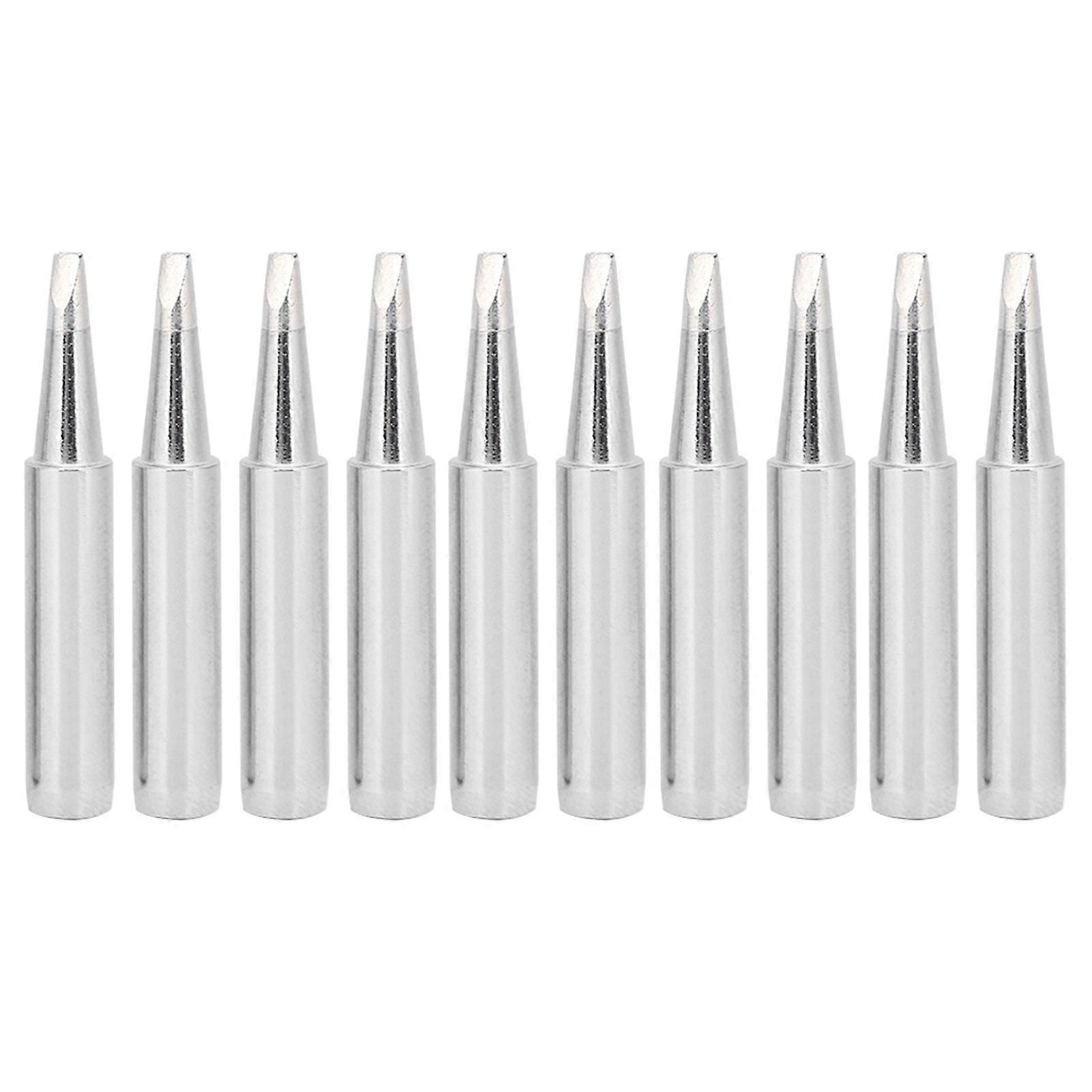 10Pcs 900MT2.4D LeadFree Soldering Solder Iron Tips Replacement Soldering Accessory