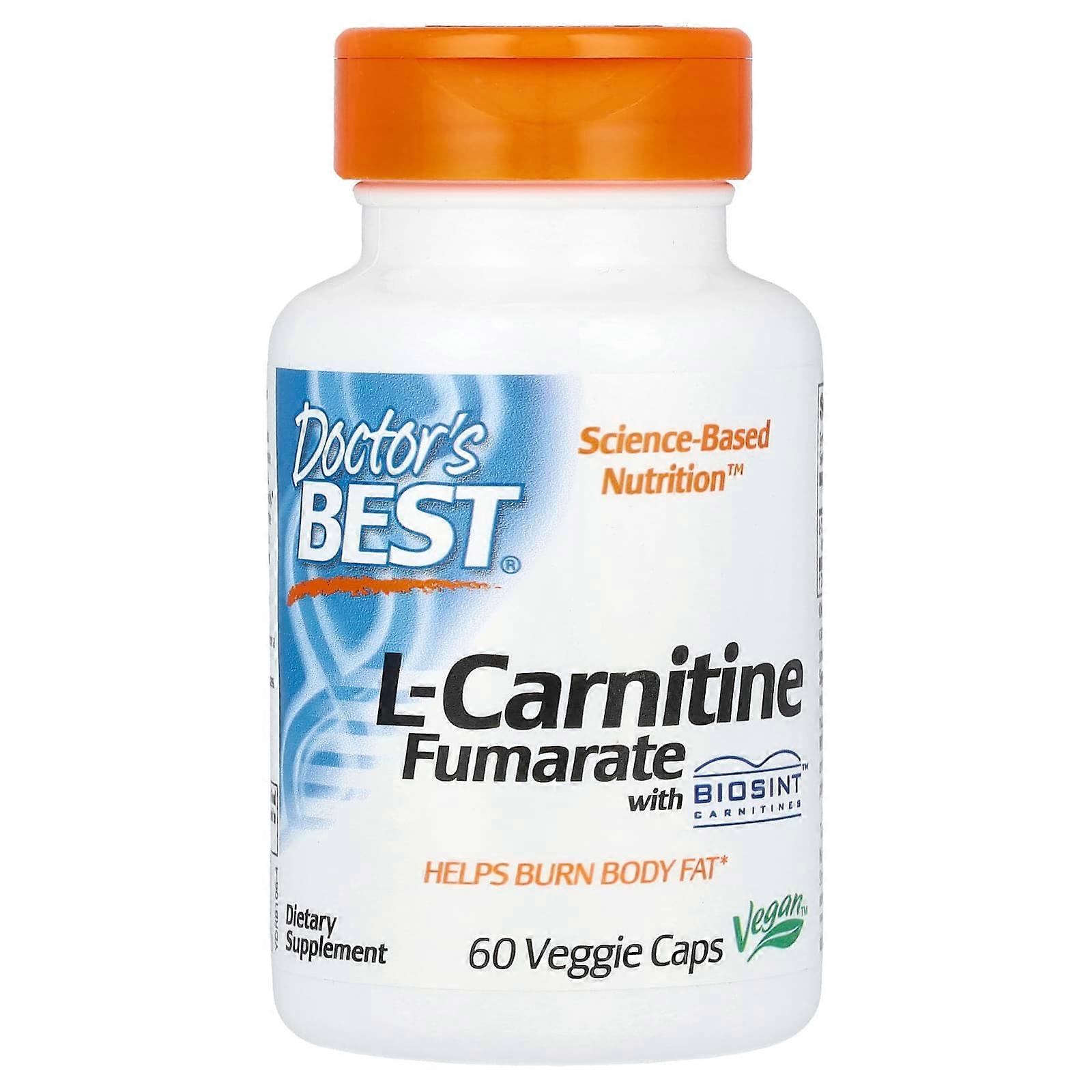L-Carnitine Fumarate with Biosint Carnitine, 60 Veggie Caps