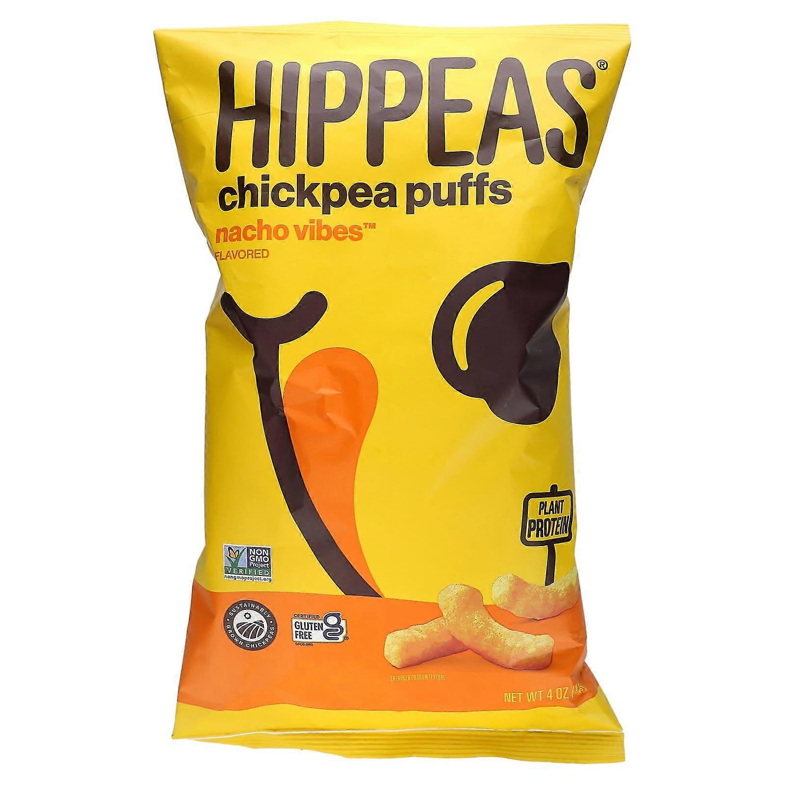 Chickpea Puffs, Nacho Vibes, 4 oz (113 g)