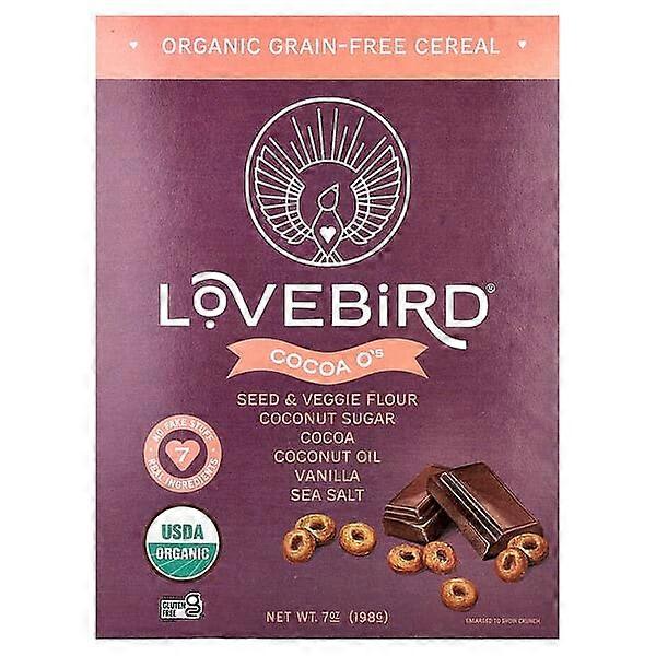 Lovebird, Organic Grain-Free Cereal, Cocoa O's, 7 oz (198 g)