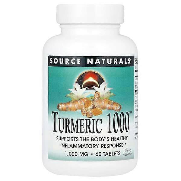 Source Naturals, Turmeric 1000ÃÂ¢ÃÂÃÂ¢, 1,000 mg, 60 Tablets