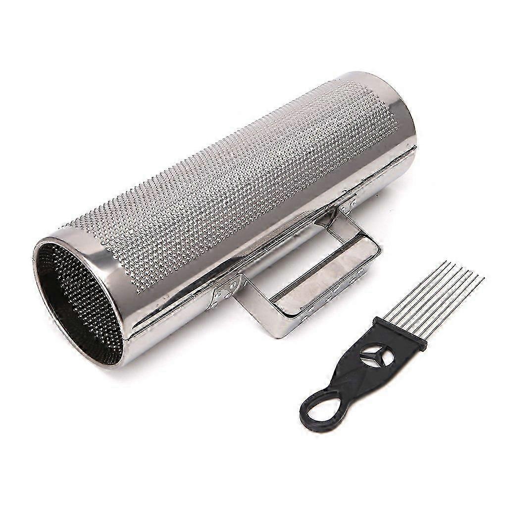 Stainless Steel Guiro with Scraper - Percussion Musical Instrument for Training, 12-Inch Size, Durable Design